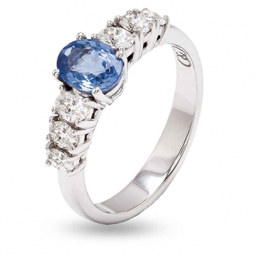 Bague Saphir et Diamants