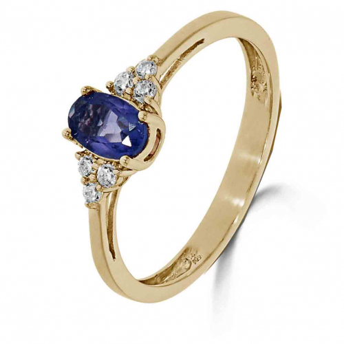 Bague Saphir et Diamants