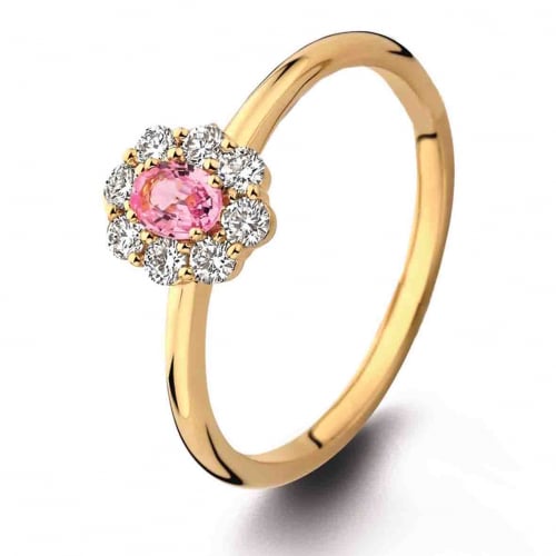 Bague Saphir et diamants