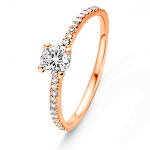 Bague solitaire Chaton Beyond - 0.24 ct - Diamant de Laboratoire