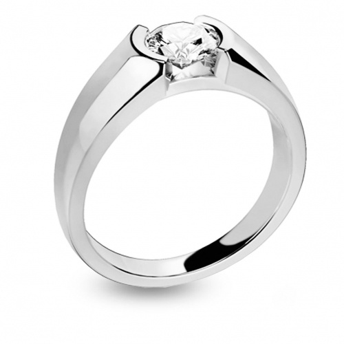 Bague solitaire diamant