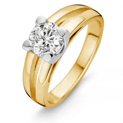 Bague solitaire Diamant 1 ct