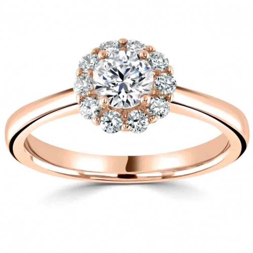 Bague solitaire - Diamant cre en Laboratoire