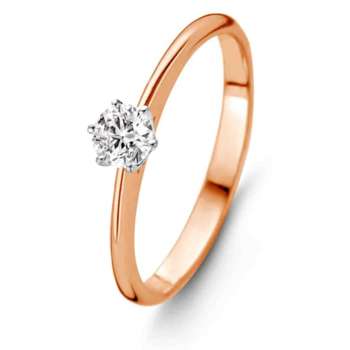 Bague solitaire signature - 0.30 ct - Diamant de Laboratoire