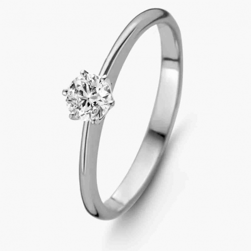 Bague solitaire signature - 0.40 ct- Diamant de Laboratoire