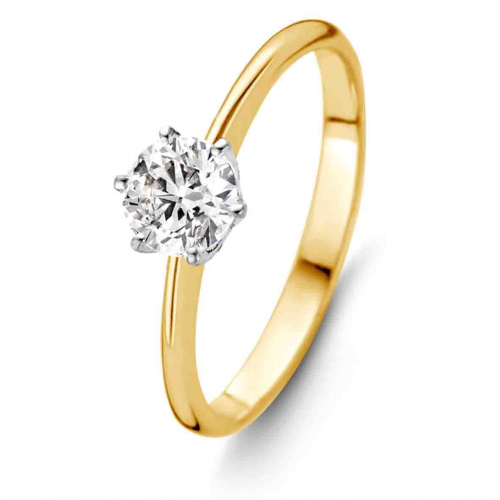 Bague solitaire signature - 0.80 ct - Diamant de Laboratoire