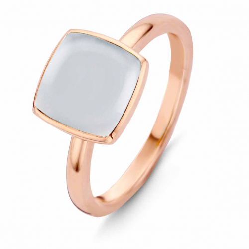 Bague Topaze Blanche sur Nacre One More - Pantelleria