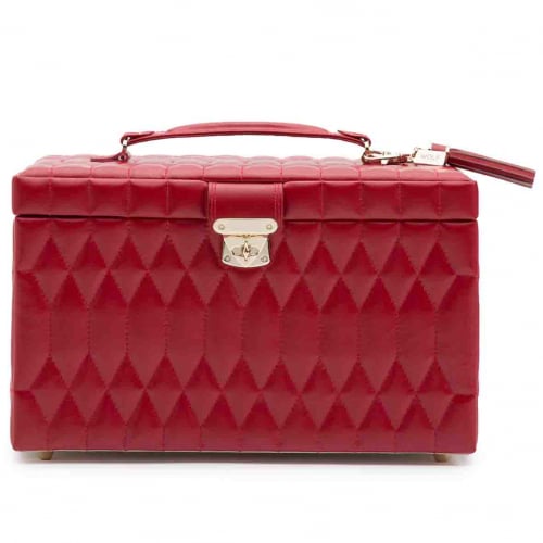 Bote  Bijoux de Voyage Wolf 1834 - Caroline Large Jewelry Case Rouge