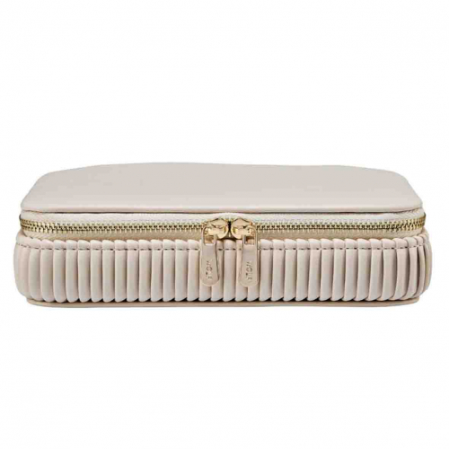 Bote  Bijoux Wolf 1834 - Bella Zip Case- Bone