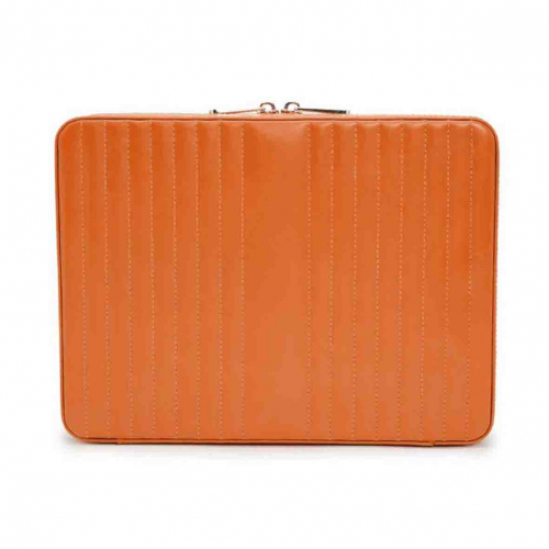 Bo�te � Bijoux Wolf 1834 - Maria Large Zip Case - Orange