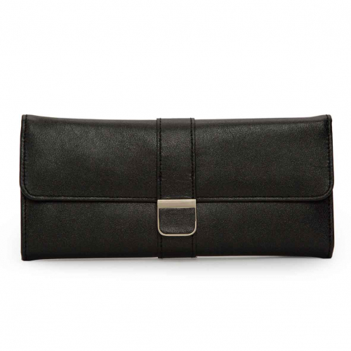 Boîte à Bijoux Wolf 1834 - Palermo Jewelry Roll- Noir