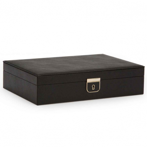Bote  Bijoux Wolf 1834 - Palermo Medium Jewelry Box- Noir