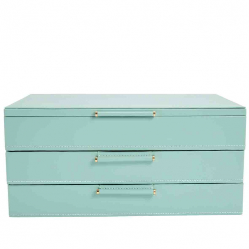 Bote  Bijoux Wolf 1834 - Sophia Jewellery Box/Drawers- Jade