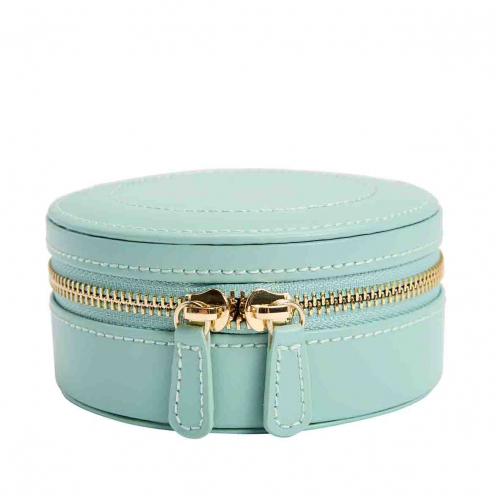 Bote  Bijoux Wolf 1834 - SOPHIA ROUND ZIP CASE - Jade