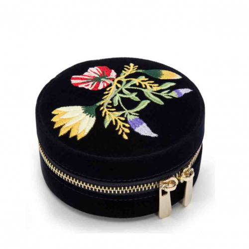 Bo�te � Bijoux Wolf 1834 - Zoe Travel Round - Indigo