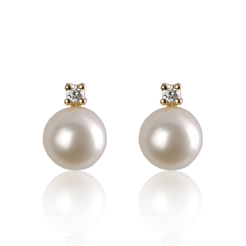 Boucle d'oreille perle de culture