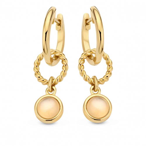 Boucles d'oreilles Argent plaqu or  - Naiomy