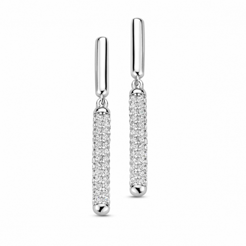 Boucles d'oreilles argent serties d'oxydes - Naiomy
