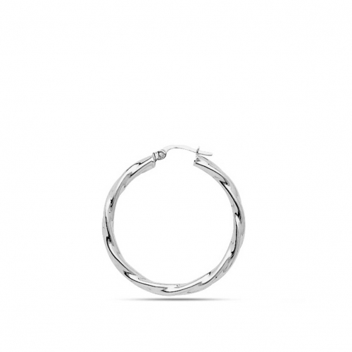 Boucles d'oreilles cr�oles 25 mm - Fil 3 mm