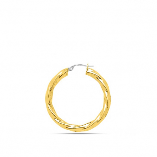 Boucles d'oreilles cr�oles 25 mm - Fil 4 mm