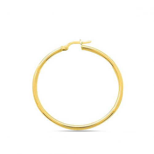 Boucles d'oreilles cr�oles 35 mm - Fil 2 mm