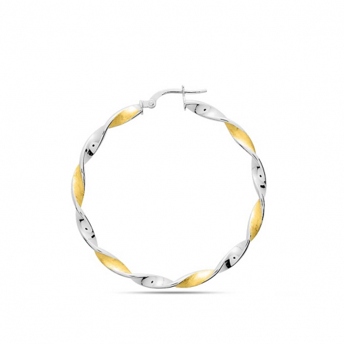 Boucles d'oreilles cr�oles 35 mm - Fil 3 mm