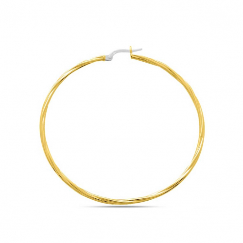 Boucles d'oreilles cr�oles 40 mm - Fil 2 mm
