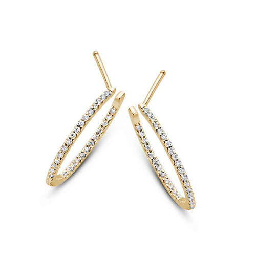 Boucles d'Oreilles Croles Diamants 