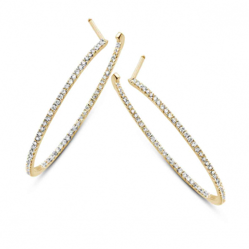 Boucles d'Oreilles Croles Diamants 