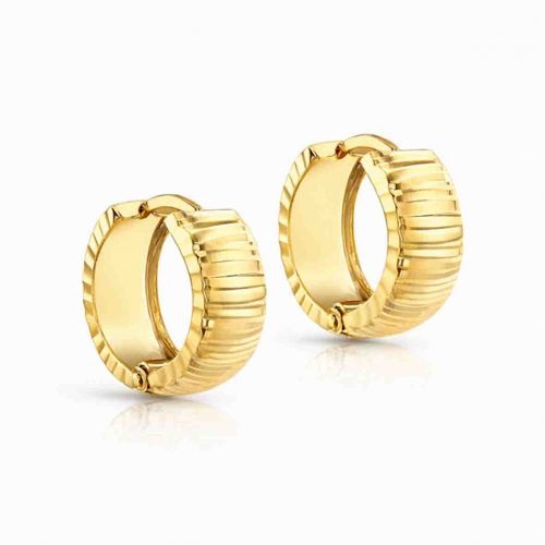 Boucles d'oreilles Cr�oles Stri�es