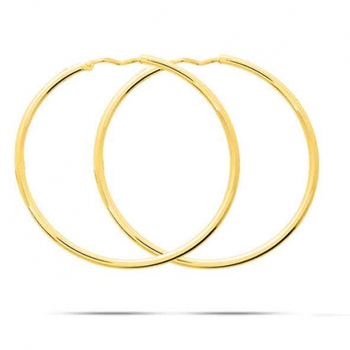 Boucles d'oreilles Cr�oles Syst�me Vector 50 mm - Fil 1.5 mm