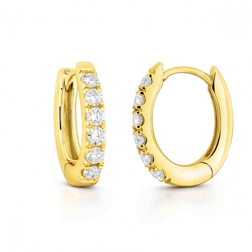 Boucles d'oreilles Diamants - Diamant de Laboratoire