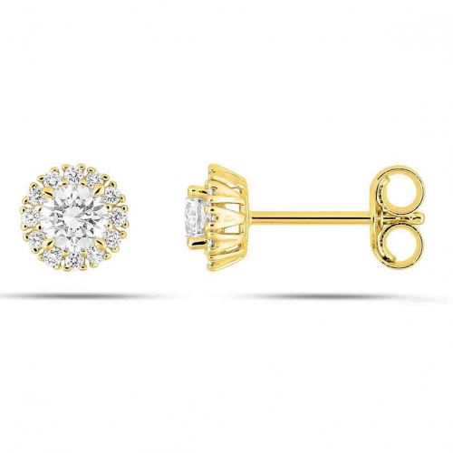 Boucles d'oreilles Diamants - Diamant de Laboratoire