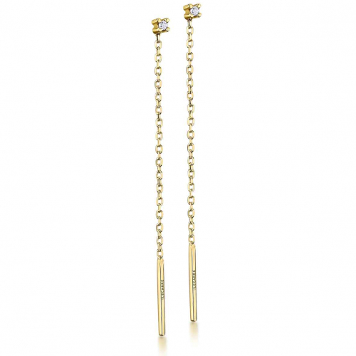 Boucles d'Oreilles Diamants 0.02 ct