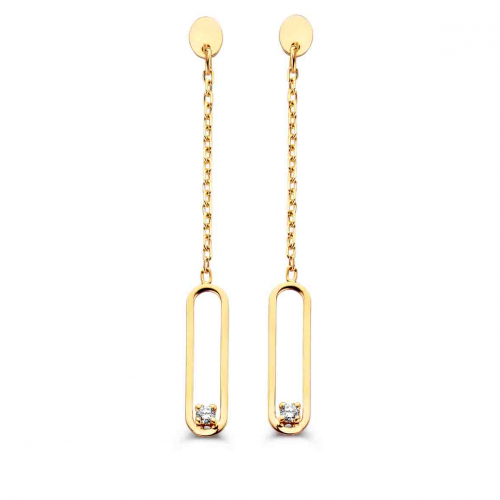 Boucles d'Oreilles Diamants