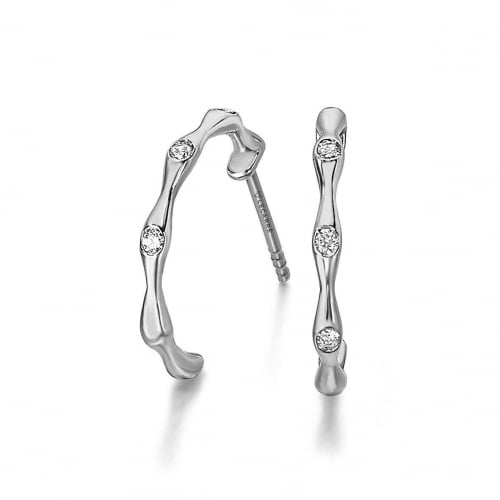 Boucles d'Oreilles Diamants 0.07 ct