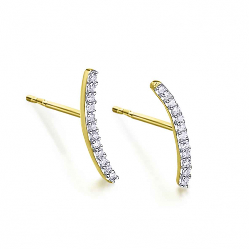Boucles d'Oreilles Diamants 0.07ct