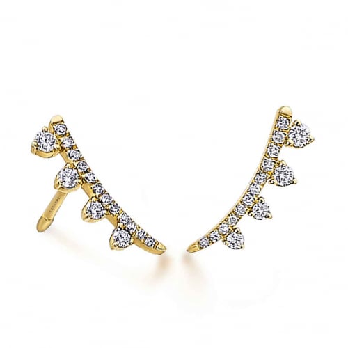 Boucles d'Oreilles Diamants 0.18 ct