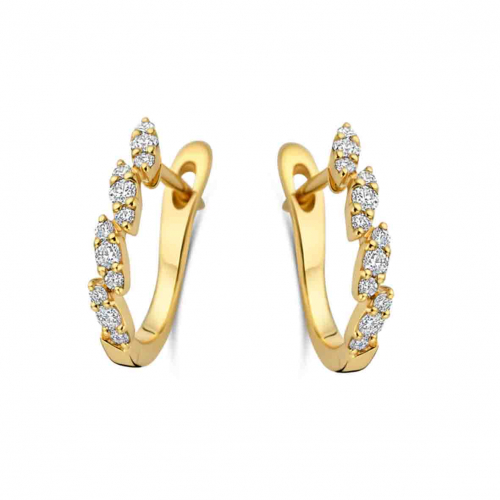 Boucles d'oreilles diamants