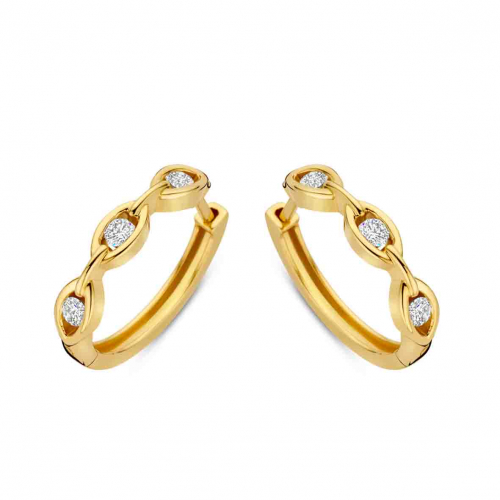 Boucles d'Oreilles Diamants
