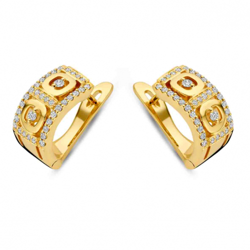 Boucles d'Oreilles Diamants