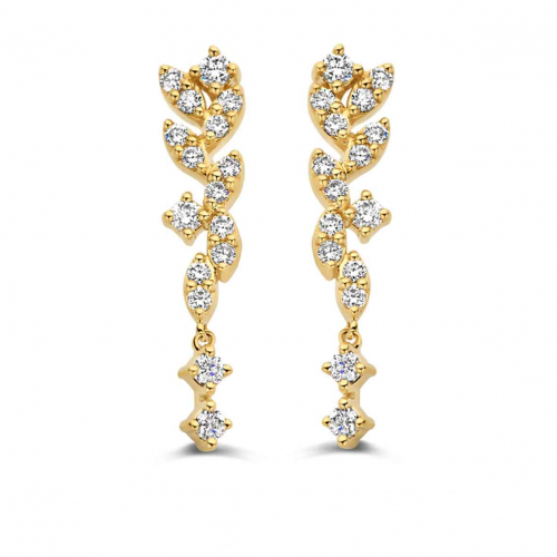 Boucles d'Oreilles Diamants