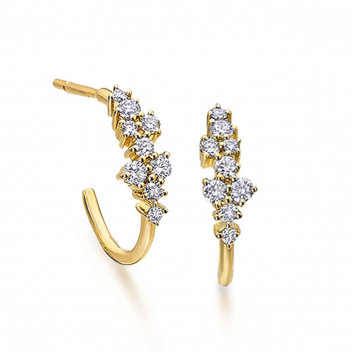 Boucles d'Oreilles Diamants 0.33 ct