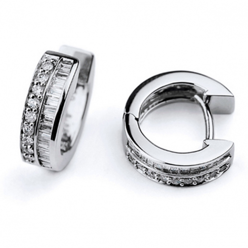 Boucles d'oreilles diamants