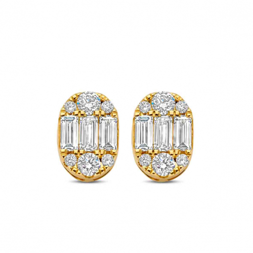 Boucles d'oreilles diamants