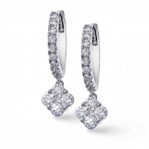 Boucles d'oreilles Diamants