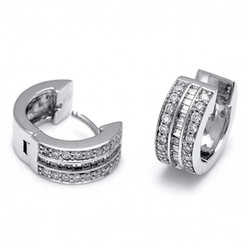 Boucles d'oreilles diamants