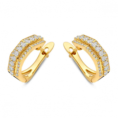 Boucles d'Oreilles Diamants