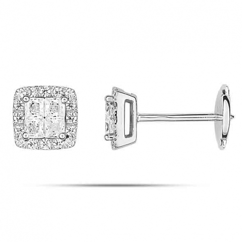 Boucles d'oreilles Diamants