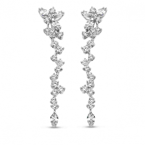 Boucles d'Oreilles Diamants